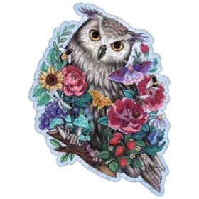 Puzzle Lemn Contur Bufnita, 150 Piese Ravensburger - 1